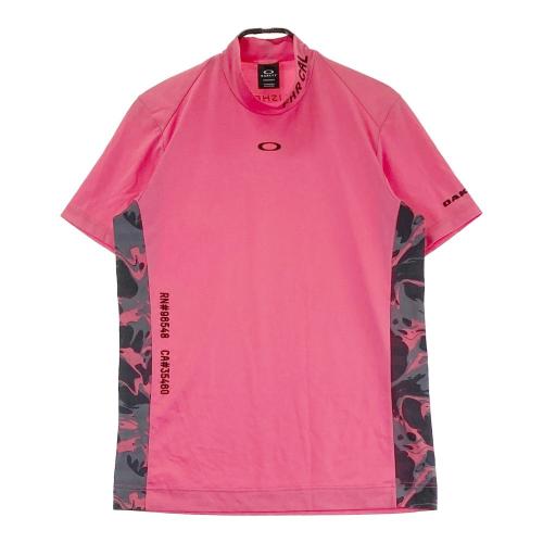 サイズ：4 PEARLY GATES パーリーゲイツ  バックプリント クルーネック半袖Tシャツ  ピンク系 [240101446129] ゴルフウェア メンズ ストスト PEARLY GATES パーリーゲイツ バックプリント クルーネック半袖T