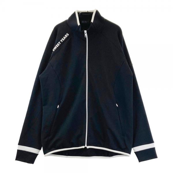 サイズ：M SY32 BY SWEET YEARS GOLF エスワイサーティトゥ  ジップジャケット ロゴプリント  ブラック系 [240101383839] ゴルフウェア レディース ストスト SY32 BY SWEET YEARS GOLF エスワイサーティトゥ ジップ
