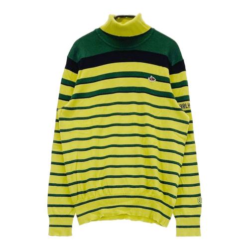 パーリーゲイツ タートルネック 長袖 ニット セーター 5 ゴルフ ボーダー パーリーゲイツ タートルネック 長袖 ニット セーター 5 ゴルフ