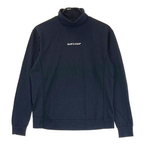サイズ：48 MARK&amp;LONA マークアンドロナ  タートルネック長袖Tシャツ ベロア  ホワイト系 [240101495068] ゴルフウェア メンズ ストスト MARK&LONA マークアンドロナ タートルネック長袖Tシャツ ベロア