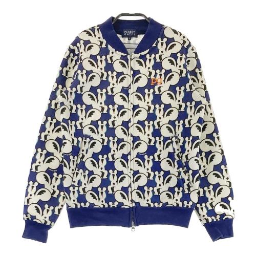美品♡パーリーゲイツ♡ジップジャケット♡アウター♡ライトブルー♡S PEARLY GATES パーリーゲイツ フード付 ジップジャケット ブルー系