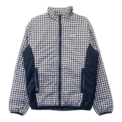 【未使用】FILA GOLF　メンズ　中綿 チェック ゴルフパンツ　L　ネイビー 未使用】FILA GOLF メンズ 中綿 チェック ゴルフパンツ L