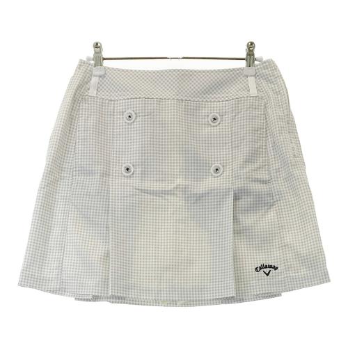 CALLAWAY キャロウェイ ストレッチスカート チェック柄 オレンジ