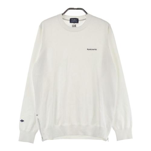 【未使用】パーリーゲイツ　オフホワイトセーターネック付き　サイズ１ PEARLY GATES パーリーゲイツ ニットセーター ホワイト系 サイズ：1