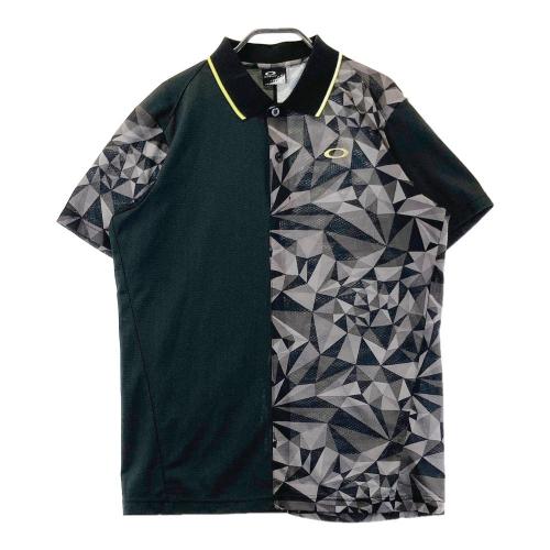 OAKLEY オークリー 434385JP 半袖ポロシャツ ボタンダウン 総柄