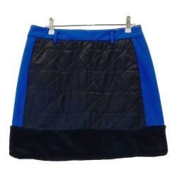 ランバン　スポール キルティングゴルフスカート　ネイビー　M ゴルフウェア LANVIN SPORT セール 公式 ランバン スポール スカート ウェア