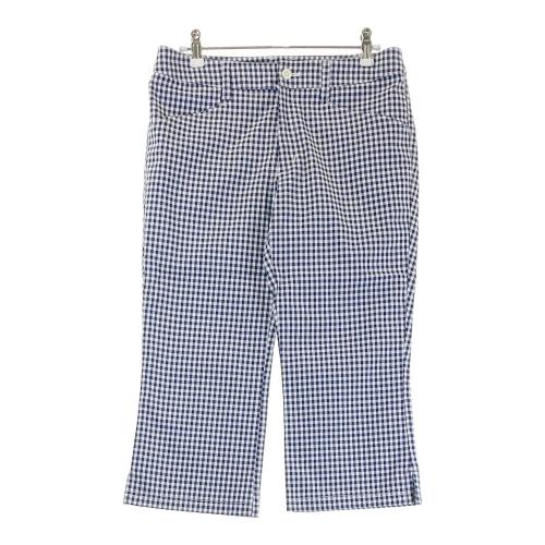 ADIDAS GOLF アディダスゴルフ クロップドパンツ チェック柄 ブラック