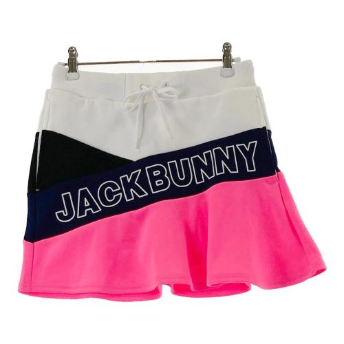 サイズ：0 JACK BUNNY ジャックバニー 2023年モデル インナー付 ストレッチスカート ステッカーロゴ ピンク系 [240101415167] ゴルフウェア レディース ストスト Jack Bunny!! JACK BUNNY ジャックバニー 2023年モデル インナー