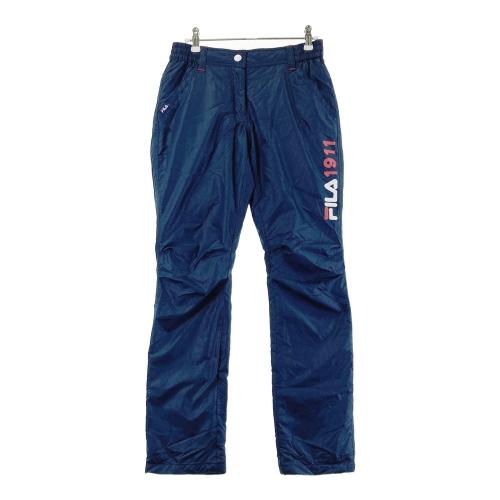 FILA GOLF フィラゴルフ 中綿ジャケット チェック柄 ネイビー系 サイズ