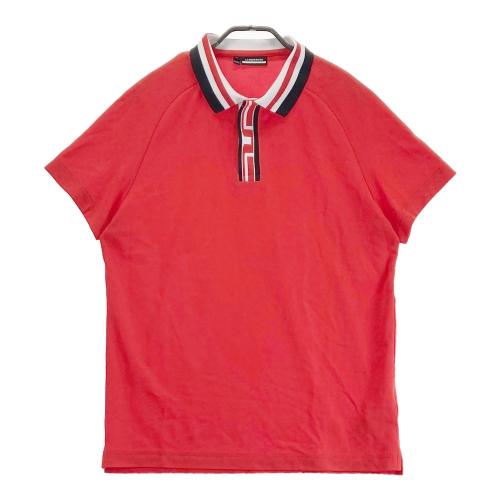 J.LINDEBERG レッド ニットセーター J Lindeberg Men's Clarke Knit Cardigan AMKW09408 G135 Fiery