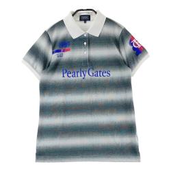 新品タグ付きPEARLY GATES レディースポロシャツ2点セット0サイズ 2点セット パーリーゲイツ 半袖ポロシャツ スカート ボタニカル サイズ