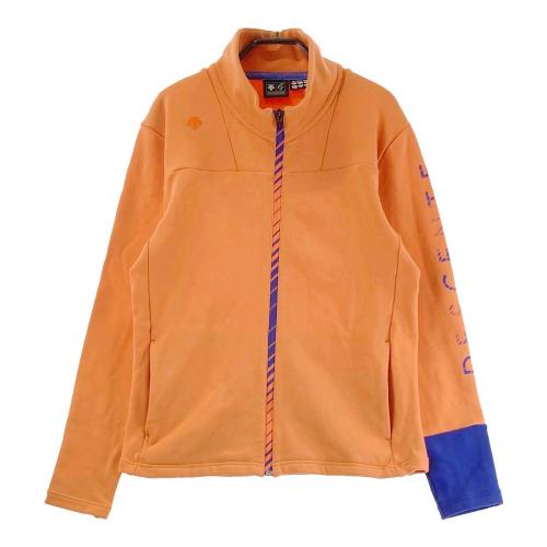 サイズ：L DESCENTE GOLF デサントゴルフ  切替 スウェットシャツ  ネイビー系 [240101422083] ゴルフウェア メンズ ストスト サイズ：L DESCENTE GOLF デサントゴルフ 切替 スウェットシャツ