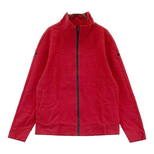 サイズ：XO DESCENTE GOLF デサントゴルフ  ジップジャケット  レッド系 [240101423404] ゴルフウェア メンズ ストスト DESCENTE GOLF デサントゴルフ ジップジャケット レッド系
