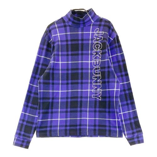 サイズ：6 JACK BUNNY ジャックバニー 2022年 ハイネック 長袖Tシャツ  パープル系 [240101415941] ゴルフウェア メンズ ストスト JACK BUNNY ジャックバニー 2022年 ハイネック 長袖Tシャツ
