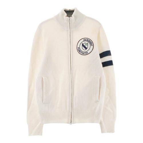 AND PER SE アンパスィ ニットジップジャケット ホワイト系 サイズ：L