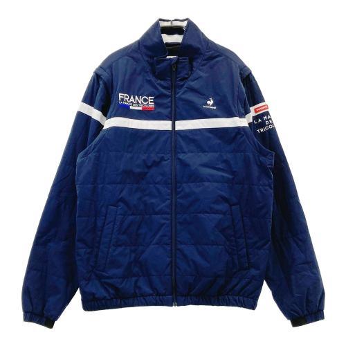 LE COQ GOLF ルコックゴルフ 2WAY Vネック ブルゾン ネイビー系
