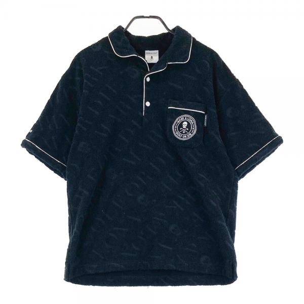 MARK&LONA(マークアンドロナ)パイル半袖ポロシャツ スカル 花柄ポケット MARK&LONA マークアンドロナ 2024年モデル 半袖ポロシャツ