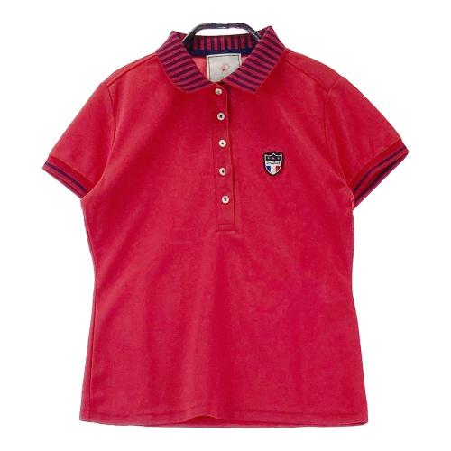 JUN&ROPE ジュン アンド ロペ 半袖ポロシャツ レッド系 サイズ：L