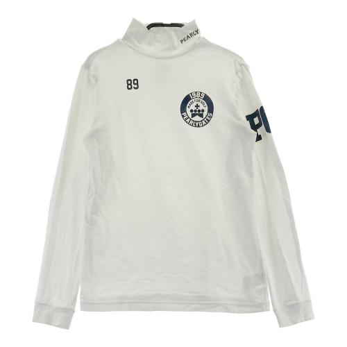 サイズ：2 PEARLY GATES パーリーゲイツ  長袖Tシャツ 総柄 ホワイト系 [241003001179] ゴルフウェア レディース ストスト PEARLY GATES パーリーゲイツ 長袖Tシャツ 総柄 ホワイト系 サイズ：2