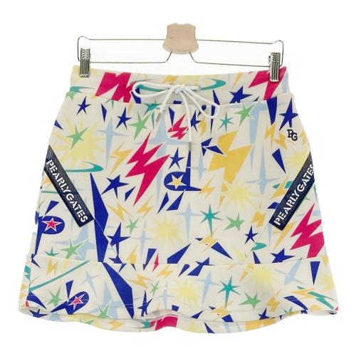 PEARLY GATES パーリーゲイツ 2024年モデル ; スカート 星柄 イエロー