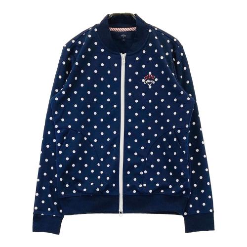 CALLAWAY キャロウェイ ジップジャケット ドット柄 ホワイト系