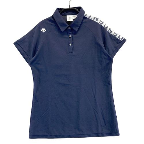 DESCENTE GOLF デサントゴルフ 半袖ポロシャツ ネイビー系