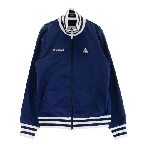 ルコックスポルティフ ゴルフ ジャケット【ネイビー/LL】美品！ LE COQ GOLF ルコックゴルフ ジップジャケット ネイビー系