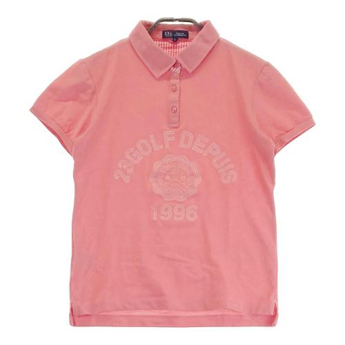 23区GOLF ニジュウサンク ゴルフ 長袖 見立て ジャケット ピンク 2