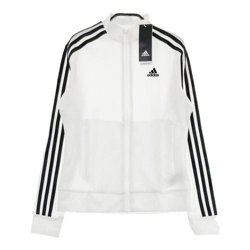 サイズ：S ADIDAS GOLF アディダスゴルフ GM3753 ジップジャケット スリーストライプ  ネイビー系 [240101396533] ゴルフウェア レディース ストスト ADIDAS GOLF アディダスゴルフ GM3753 ジップジャケット スリー