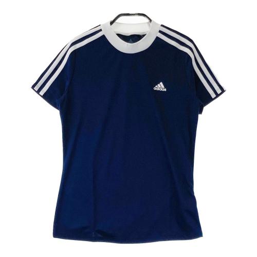 サイズ：S ADIDAS GOLF アディダスゴルフ GM3753 ジップジャケット スリーストライプ  ネイビー系 [240101396532] ゴルフウェア レディース ストスト ADIDAS GOLF アディダスゴルフ GM3753 ジップジャケット スリー