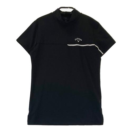 Callaway 黒 ハイネックTシャツ CALLAWAY キャロウェイ ハイネック 半袖Tシャツ ブラック系