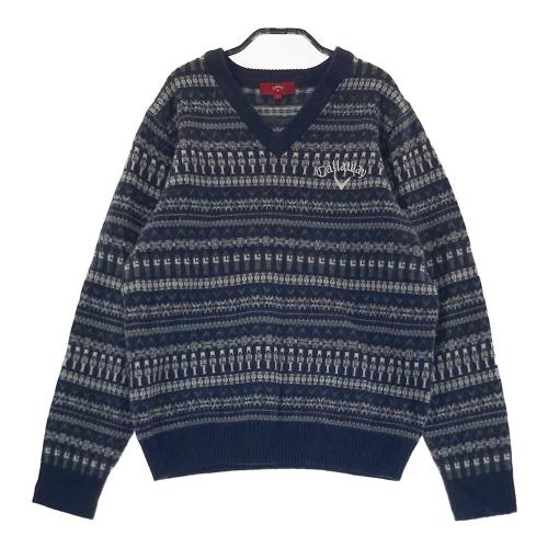 新品 正規品!!  CALLAWAY キャロウェイ レッドレーベル 長袖ニットセーター メンズウェア