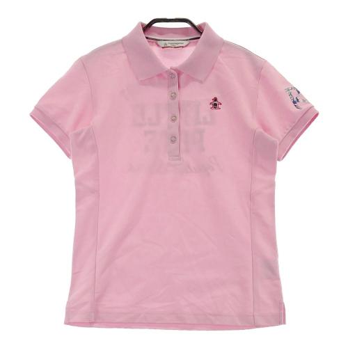 サイズ：LL MUNSING WEAR マンシングウェア 10 YEARS POLO SHIRTS 半袖ポロシャツ  ピンク系 [240101437012] ゴルフウェア レディース ストスト MUNSING WEAR マンシングウェア 10 YEARS POLO SHIRTS 半袖