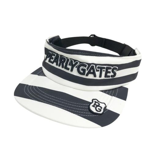 PEARLY GATES パーリーゲイツ ベルト ロゴ柄 ホワイト系 ゴルフウェア