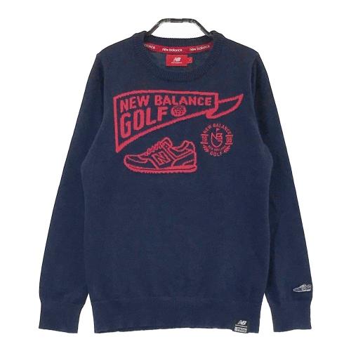 NEW BALANCE GOLF ニューバランス ニットセーター ネイビー系 サイズ