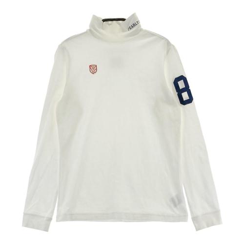 サイズ：1 PEARLY GATES パーリーゲイツ 2025年モデル ハイネック 長袖Tシャツ  イエロー系 [240101436432] ゴルフウェア レディース ストスト PEARLY GATES パーリーゲイツ 2025年モデル ハイネック 長袖T