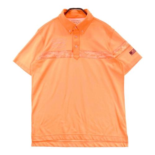 サイズ：L CUTTER&amp;BUCK カッターアンドバック  半袖ポロシャツ ドットエアー  オレンジ系 [240101483037] ゴルフウェア メンズ ストスト CUTTER&BUCK カッターアンドバック 半袖ポロシャツ ドットエアー