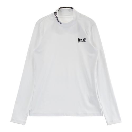 サイズ：XS WAAC ワック 072244080 2024年 長袖タートルネックTシャツ  ホワイト系 [240101344946] ゴルフウェア レディース ストスト WAAC ワック 072244080 2024年 長袖タートルネックTシャツ