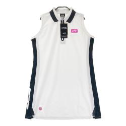 高評価アイテム CPG ノースリーブポロ ハーフジップ シーピージーゴルフ GOLF ウエア