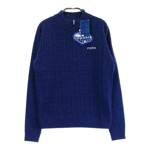 FIDRA フィドラ 2024年モデル ハーフジップ ニットセーター ケーブル