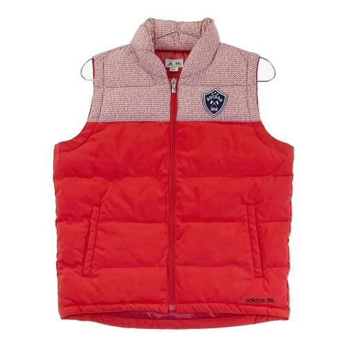 ADIDAS GOLF アディダスゴルフ 中綿ジップベスト レッド系 サイズ：M