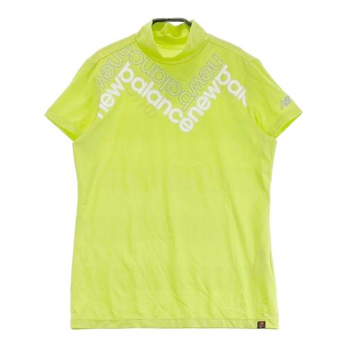 サイズ：0 NEW BALANCE GOLF ニューバランス  ハイネック 半袖Tシャツ ロゴプリント  ホワイト系 [240101428458] ゴルフウェア レディース ストスト NEW BALANCE GOLF ニューバランス ハイネック 半袖Tシャツ ロゴ