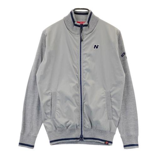 サイズ：4 NEW BALANCE GOLF ニューバランス 2025年モデル ジップジャケット  ベージュ系 [240101466342] ゴルフウェア メンズ ストスト NEW BALANCE GOLF ニューバランス 2025年モデル ジップ