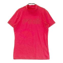 サイズ：M PING ピン  ハイネック 半袖Tシャツ  レッド系 [240101462606] ゴルフウェア レディース ストスト PING APPAREL ピンアパレルTシャツ｜中古ゴルフウェア通販サイト
