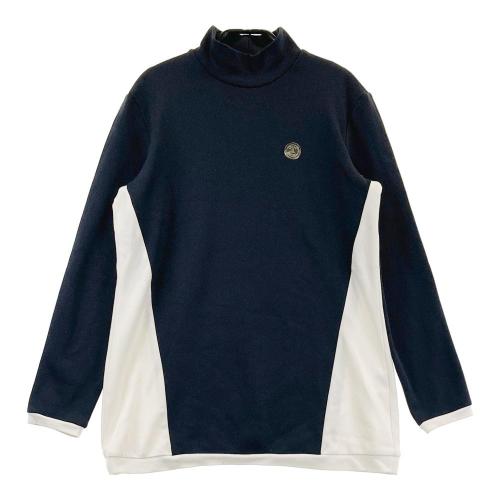 LANVIN SPORT ランバン スポール 長袖ポロシャツ チェック柄 ネイビー