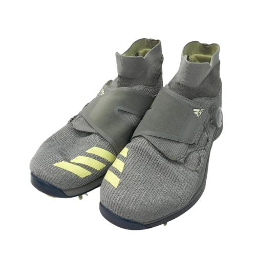 美品‼️adidas ゴルフシューズ グレー/オレンジ25.5 ADIDAS GOLF アディダス ゴルフ ゴルフシューズ コードカオス 25