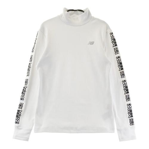 サイズ：0 NEW BALANCE GOLF ニューバランス  長袖ハイネックTシャツ  ホワイト系 [240101489949] ゴルフウェア レディース ストスト NEW BALANCE GOLF ニューバランス 長袖ハイネックTシャツ