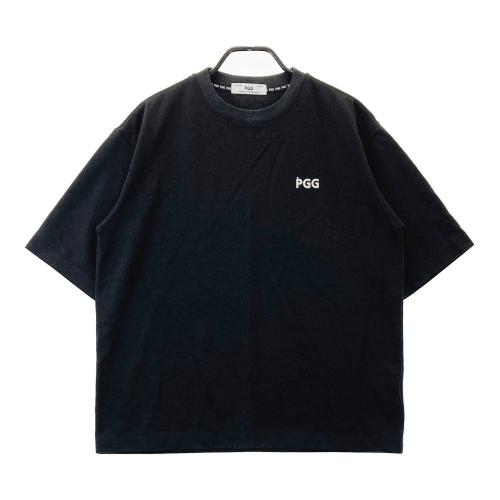 サイズ：M the 5525 ゴーゴーニーゴー  半袖Tシャツ ロゴプリント  ホワイト系 [240101439912] ゴルフウェア メンズ ストスト the 5525 ゴーゴーニーゴー 半袖Tシャツ ロゴプリント ホワイト