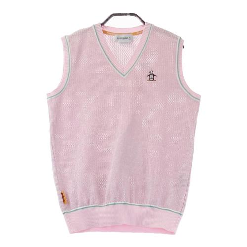 MUNSING WEAR マンシングウェア ニットベスト ブルー系 サイズ