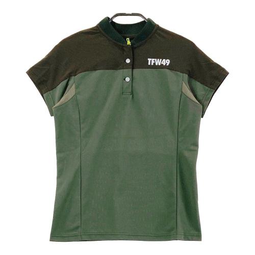 サイズ：M TFW49 ティーエフダブリューフォーティーナイン  ハーフジップ長袖Tシャツ  ブルー系 [240101443730] ゴルフウェア レディース ストスト TFW49 ティーエフダブリューフォーティーナイン ハーフジップ